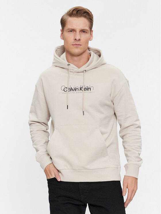 Calvin Klein Calvin Klein Majica dugih rukava K10K111815 Bež Regular Fit