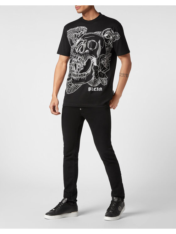 PHILIPP PLEIN PHILIPP PLEIN T-Shirt 757 Černá Regular Fit