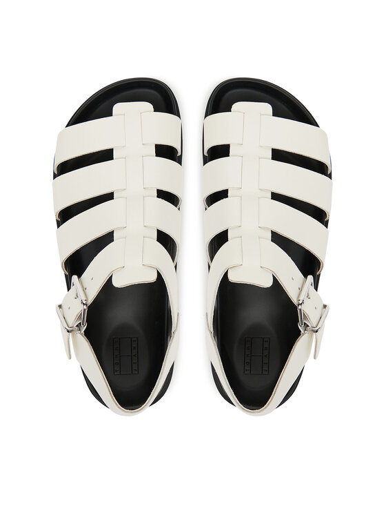 Tommy Jeans Tommy Jeans Sandale Tjw Fisherman Patent Sandal EN0EN02874 Alb