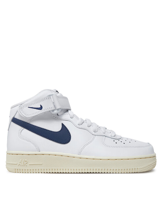 Nike Sneakersy Air Force 1 '07 Mid DD9625 105 Biela