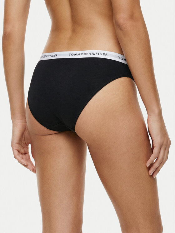 Tommy Hilfiger Tommy Hilfiger Класически дамски бикини UW0UW05876 Черен