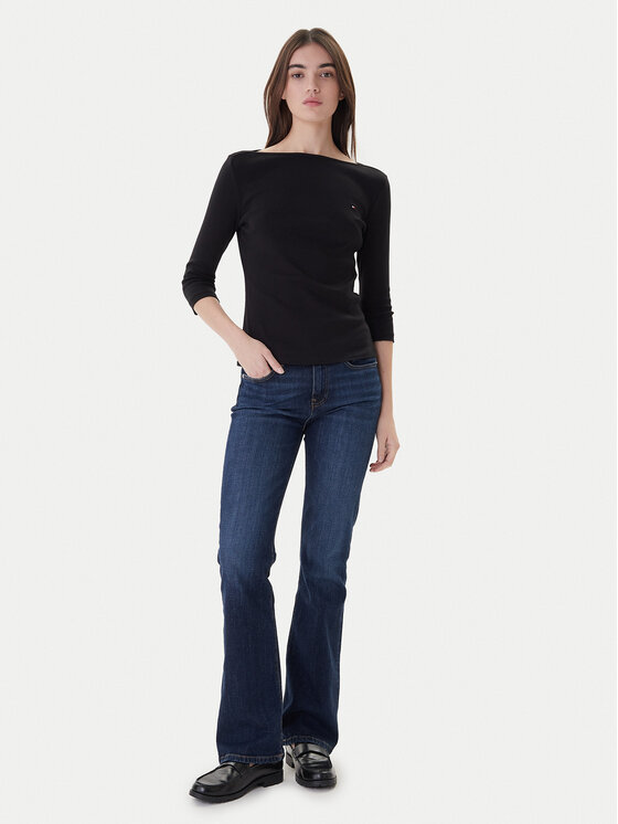 Tommy Hilfiger Tommy Hilfiger Bluza New Cody WW0WW40589 Črna Slim Fit