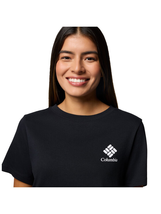 Columbia Columbia T-Shirt Columbia Rolling Bend Graphic SS Tee Czarny Regular Fit