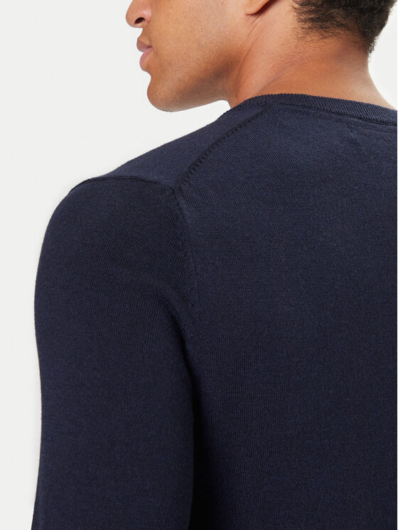 Guess Guess Pulover M5YR27 Z0122 Bleumarin Slim Fit