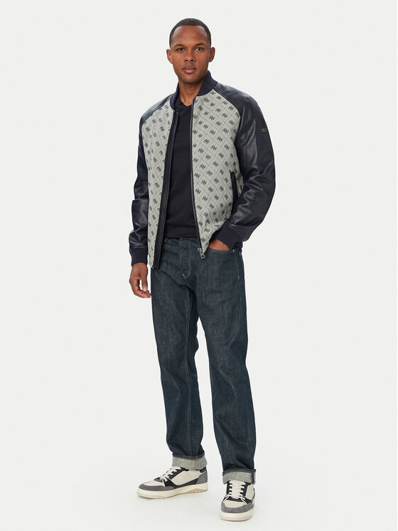 Guess Guess Bomber dzseki M6YL13 W2804 Sötétkék Regular Fit