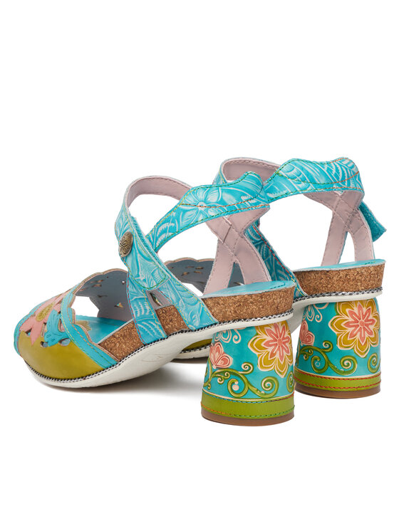 Laura Vita Laura Vita Босоніжки Framboiseo 34 Бірюзовий