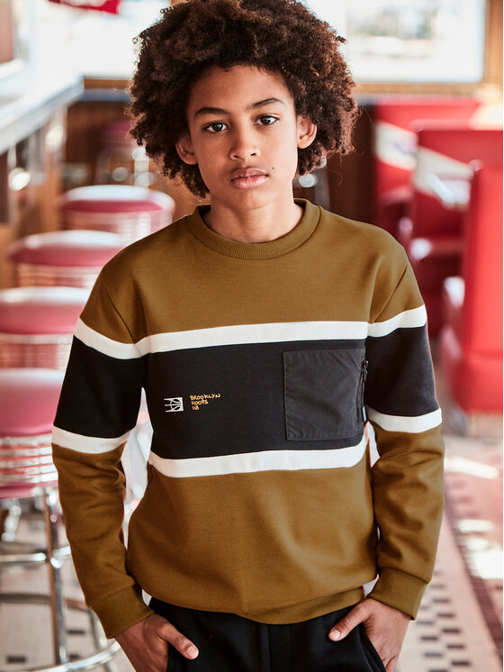 Mayoral Mayoral Felpa 7453 Marrone Regular Fit
