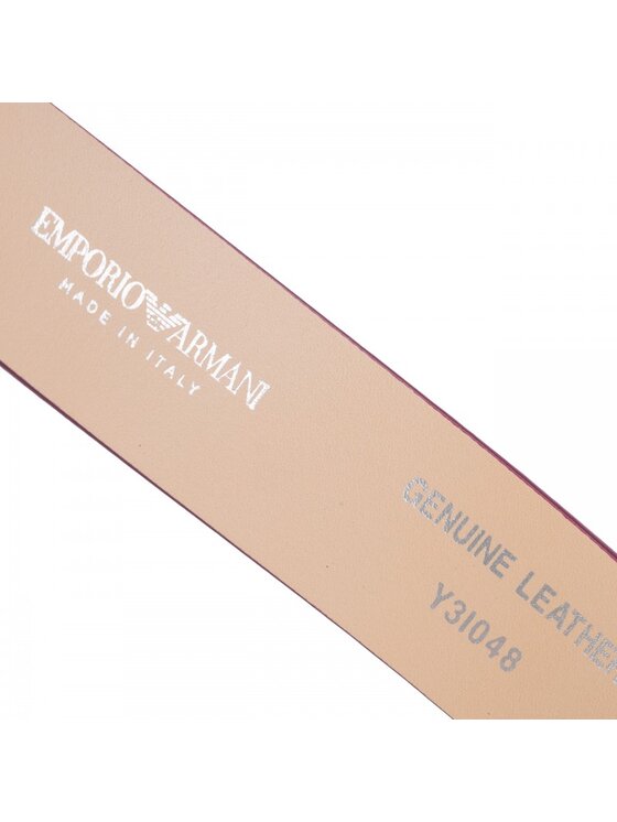 Emporio Armani Emporio Armani Dámsky opasok Y3I048 Ružová