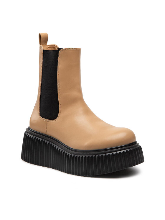 DeeZee DeeZee Μποτάκια με λάστιχο ZAL85311-1A Καφέ