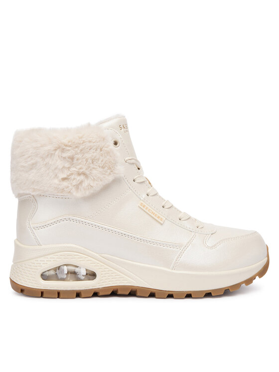 Skechers Skechers Škornji Uno Rugged 167821/OFWT Bela