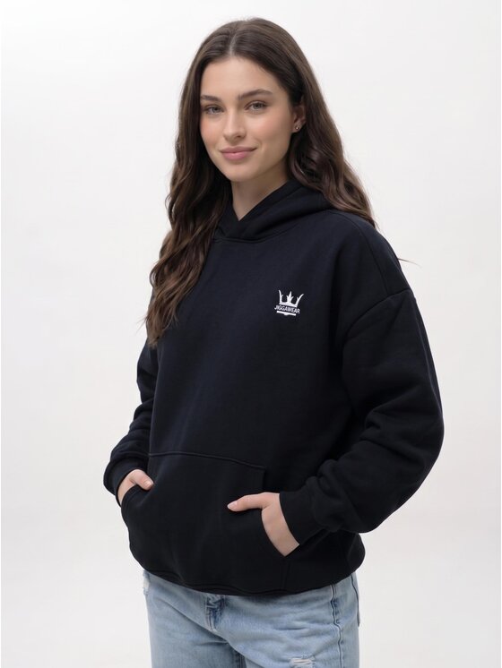 Jigga Wear Jigga Wear Bluza Szeroka luźna 132291 Czarny Oversize