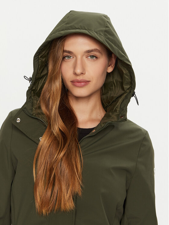 Champion Champion Μπουφάν μεταβατικό 117570 Χακί Regular Fit