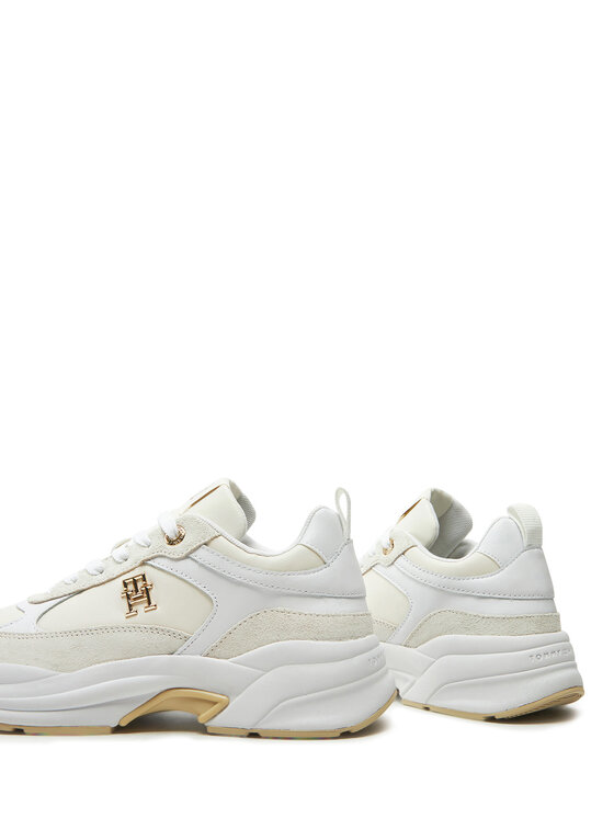 Tommy Hilfiger Tommy Hilfiger Sneakers Th Chunky Feminine Runner FW0FW08616 Écru