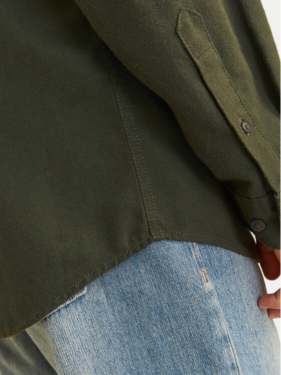 Jack&Jones Jack&Jones Koszula Joshua 12258429 Zielony Slim Fit