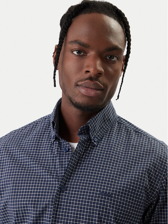 BOSS BOSS Marškiniai Ricoplus 50556464 Tamsiai mėlyna Regular Fit