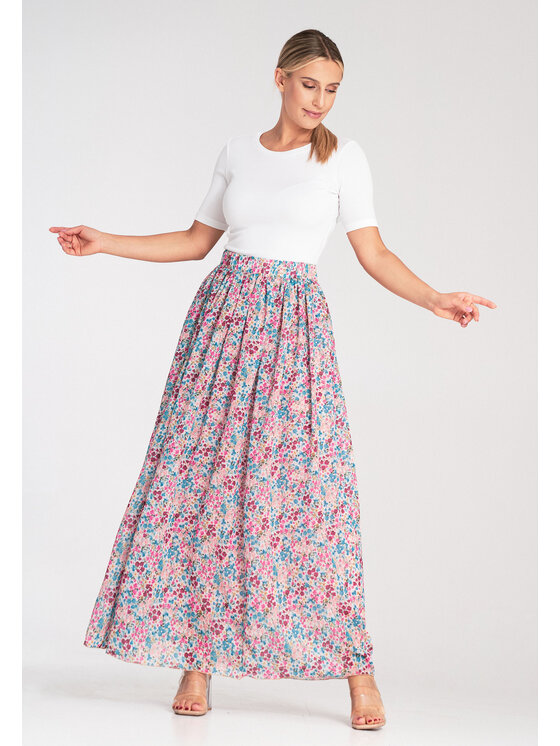 FIGL FIGL Sukňa M956 Farebná Regular Fit