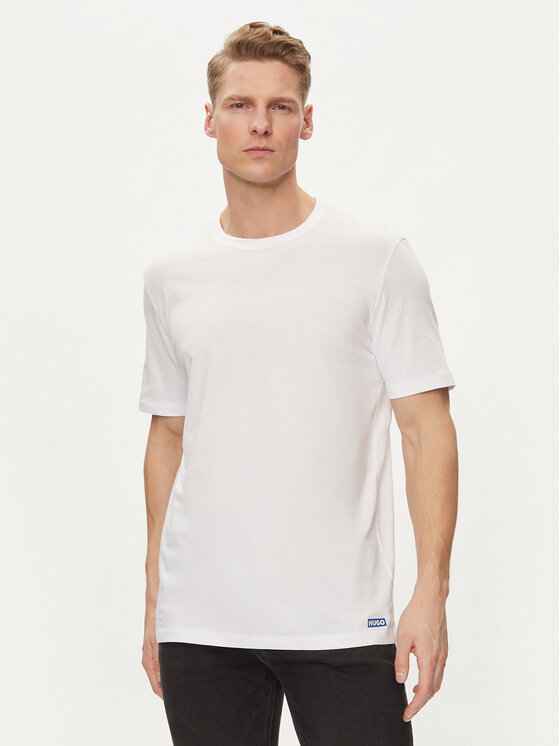 HUGO HUGO Súprava tričiek Naolo 50522382 Biela Regular Fit