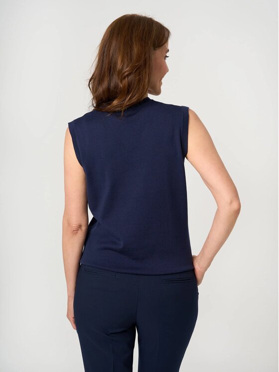 Willsoor Willsoor Kamizelka 72074 Granatowy Regular Fit