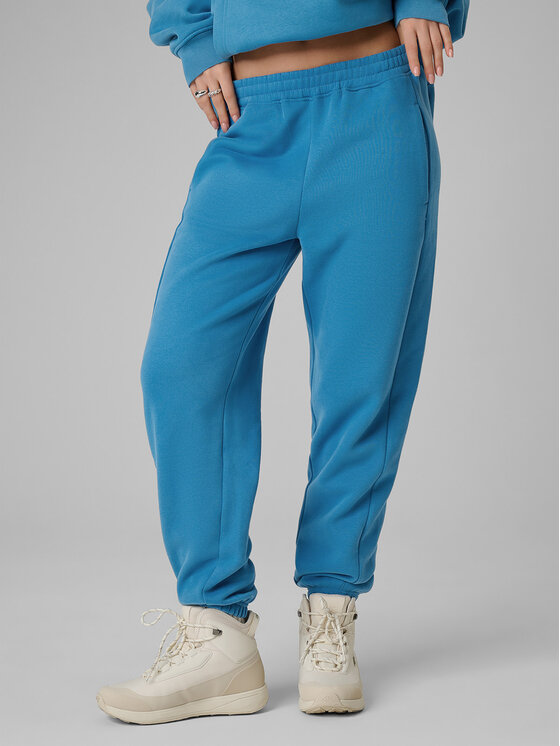 4F 4F Spodnie dresowe 4FRSS26TTROF1724-32S Granatowy Jogger Fit