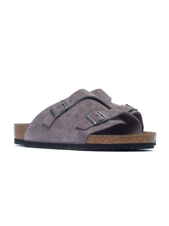 Birkenstock Birkenstock Klapki Zürich LEVE Faded Purple 1028309 Różowy