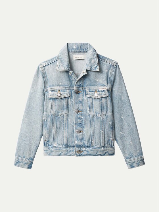Calvin Klein Jeans Calvin Klein Jeans Traper jakna LVCKSJD02B Plava Regular Fit