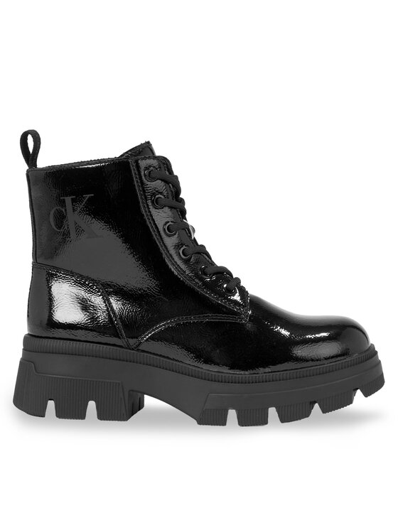 Calvin Klein Jeans Calvin Klein Jeans Ορειβατικά παπούτσια Chunky Combat Laceup Boot Wn YW0YW01265 Μαύρο