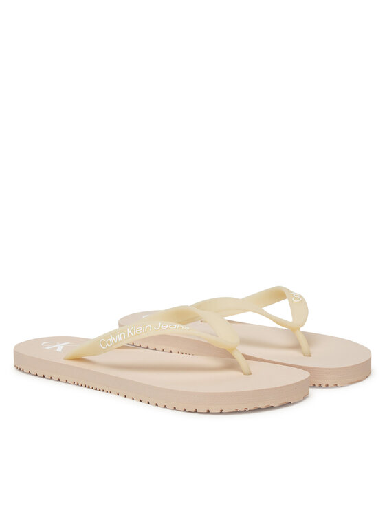 Calvin Klein Jeans Calvin Klein Jeans Flip-flops Beach Sandal Transparent Tpu YW0YW01829 Rózsaszín