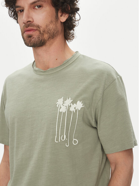 Liu Jo Liu Jo T-Shirt QA5185 J7734 76206 Zielony Regular Fit