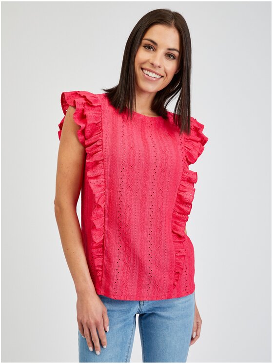 Orsay Orsay T-Shirt 155066324000__XS Czarny Regular Fit