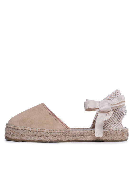 Manebi Manebi Espadrilles Suede Flat Valenciana Espadrilles K 1.1 P0 Beige