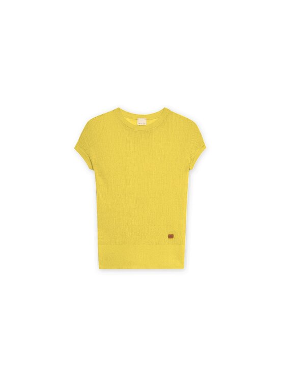 Trussardi Trussardi Sweter M8086001229N018 Żółty Regular Fit
