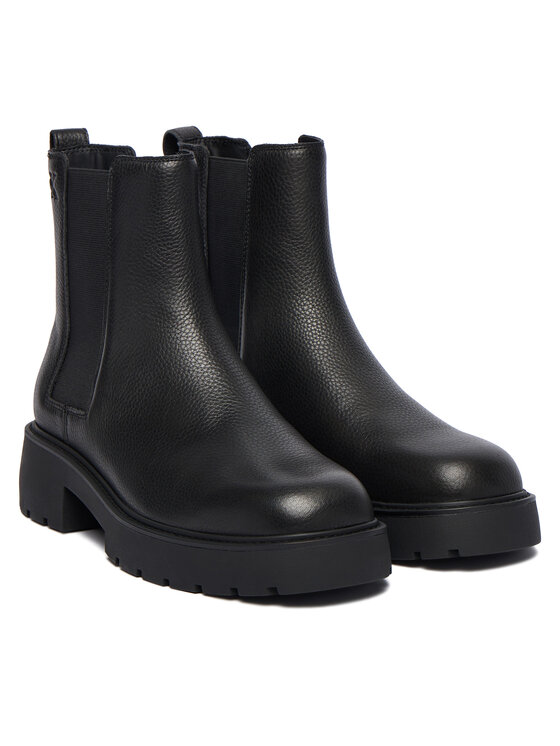 Calvin Klein Calvin Klein Kotníková obuv s elastickým prvkem YW0YW02072 Černá