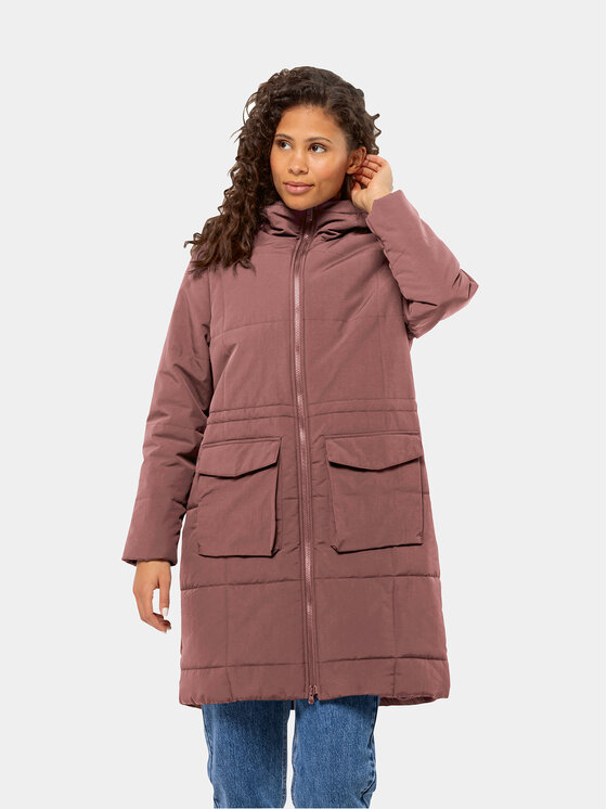 Jack Wolfskin Geacă de iarnă White Frost Parka 1207361 Roz Regular Fit