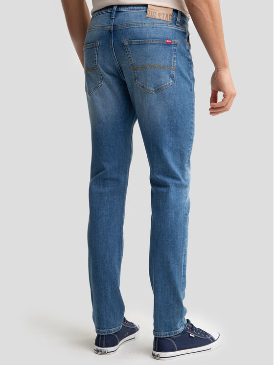 BIG STAR BIG STAR Jeansy HARPER Niebieski Tapered Fit