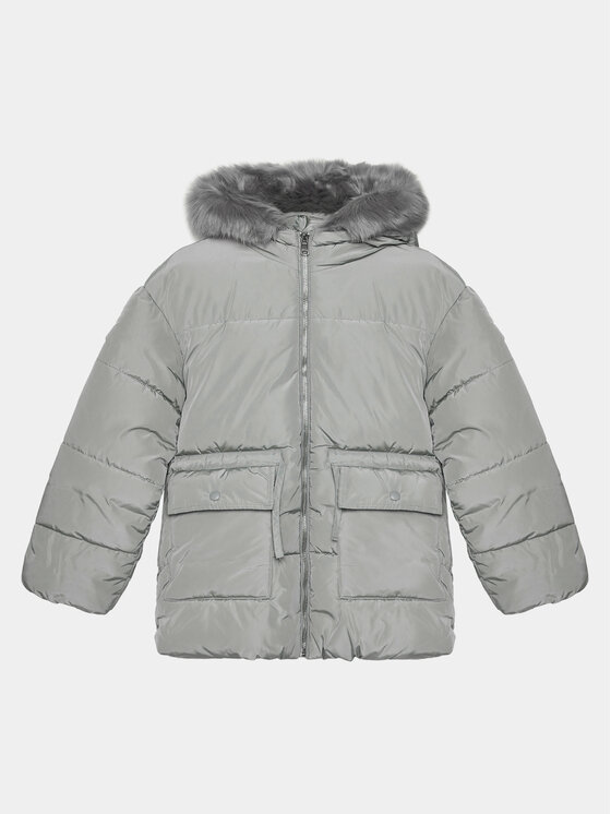 United Colors Of Benetton United Colors Of Benetton Winterjacke 2LBGCN02X Grau Regular Fit