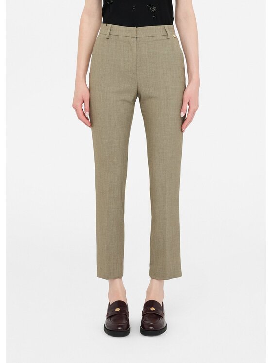 Liu Jo Liu Jo Pantaloni di tessuto CF5430T054A02973 Verde Regular Fit