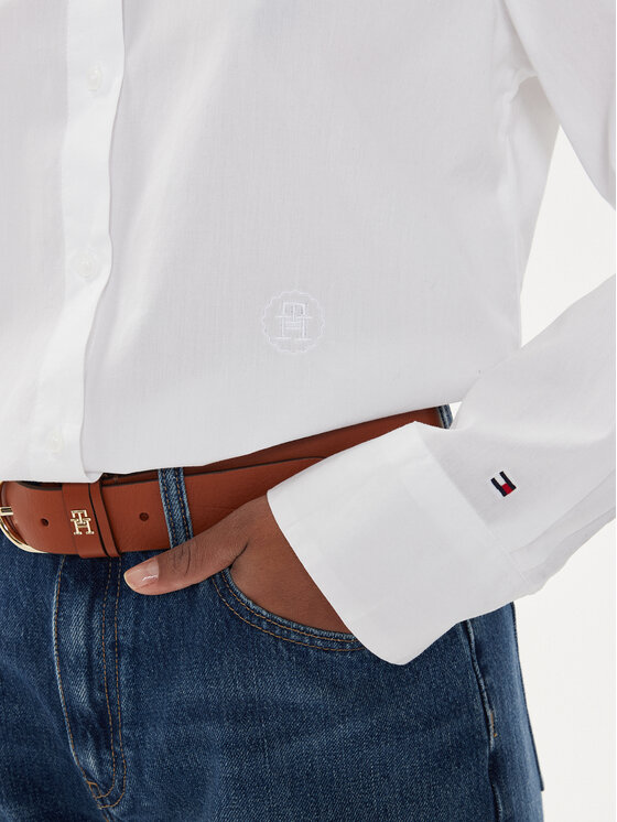 Tommy Hilfiger Tommy Hilfiger Koszula WW0WW43344 Biały Regular Fit