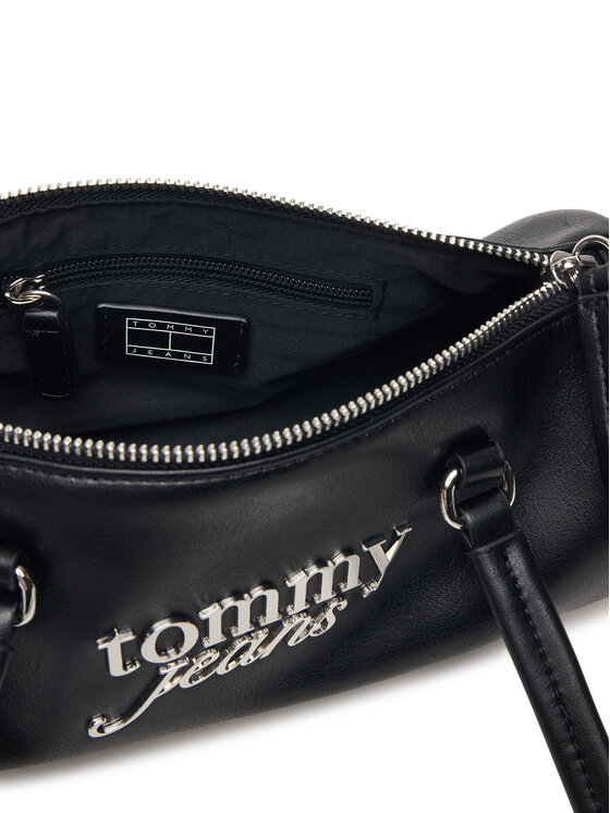 Tommy Jeans Tommy Jeans Geantă Tjw Bold Script Shoulder Barrel AW0AW19055 Negru