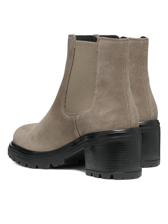 Geox Geox Kotníková obuv s elastickým prvkem D Damiana D16QCE 022NH C6029 Béžová