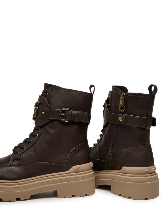 PINKO PINKO Pohodni čevlji MIA 07 SD0147 P001 L56 Rjava