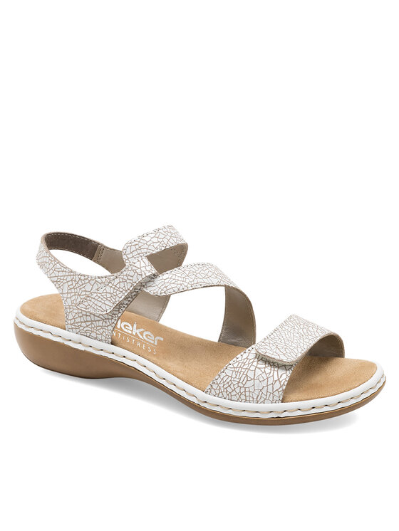 Rieker Rieker Sandalen 659C7-81 Weiß