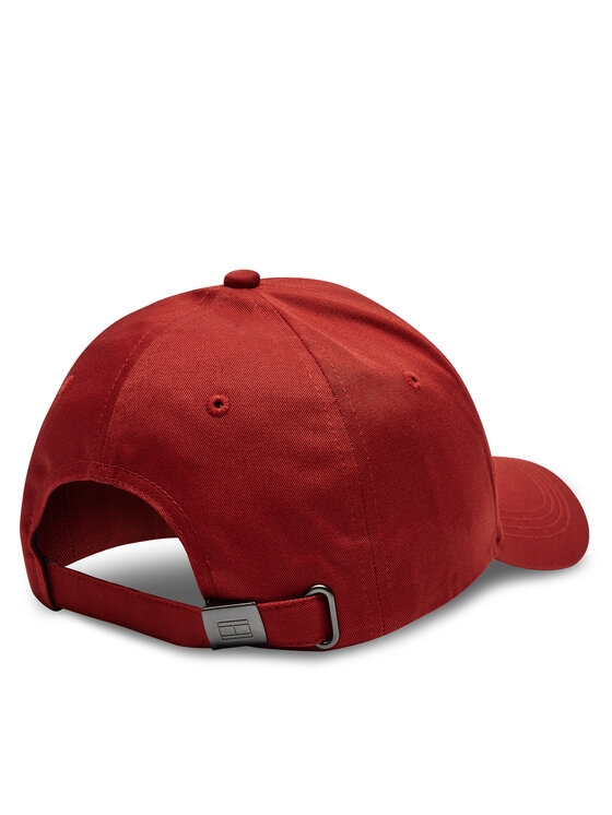 Tommy Hilfiger Tommy Hilfiger Cap Foundation Cotton 6 Panel Cap AM0AM12532 Rot