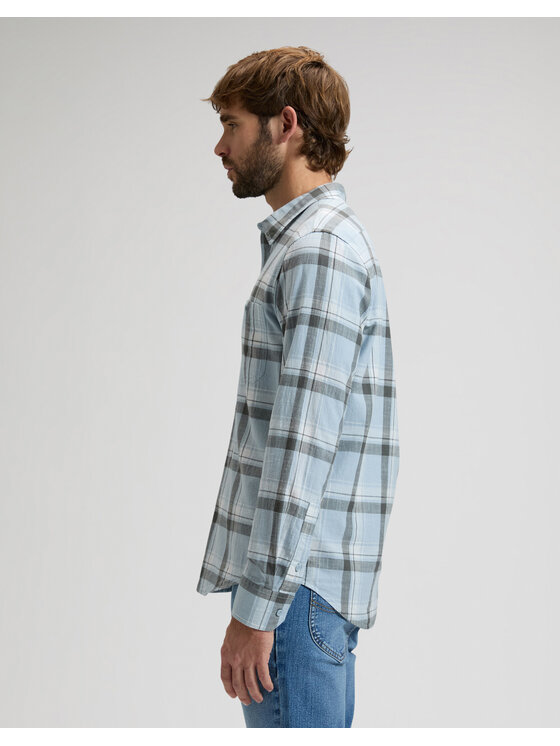 Lee Lee Koszula SURE SHIRT Niebieski Regular Fit