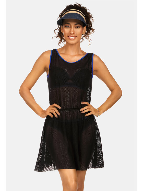 Feba Feba Vestito da spiaggia F220 Nero