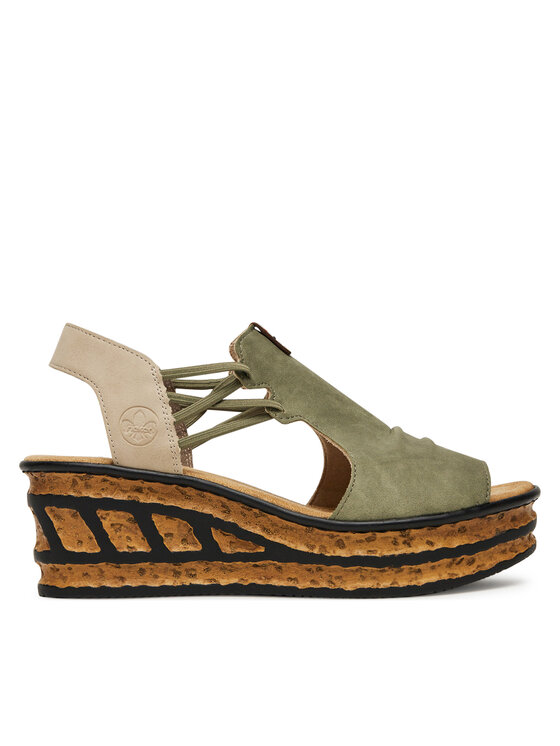 Rieker Rieker Sandalen 68175-52 Grün