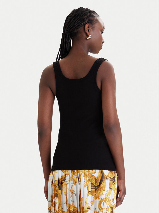 Versace Jeans Couture Versace Jeans Couture Marškinėliai 80HAM619 J0198 Juoda Slim Fit