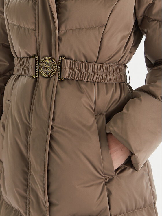 Guess Guess Зимно палто W5BL29 W2802 Кафяв Regular Fit