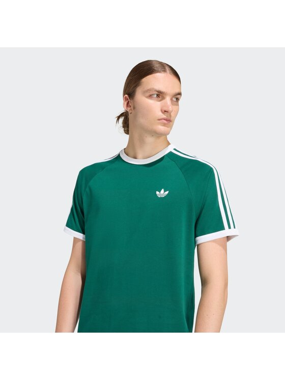 adidas adidas T-krekls 3-Stripes KE3534 Zaļš Regular Fit