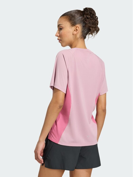 adidas adidas Koszulka techniczna 164737 Fioletowy Regular Fit