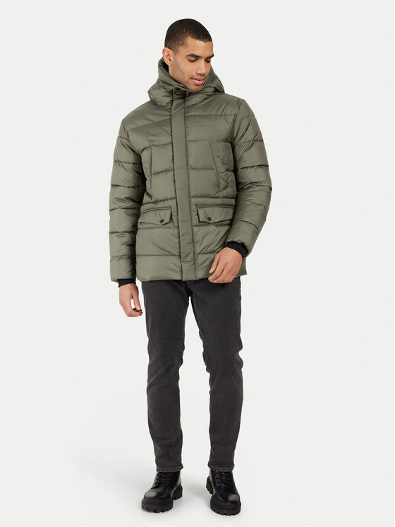 Didriksons Didriksons Žieminė striukė Fabio 505358 Žalia Regular Fit